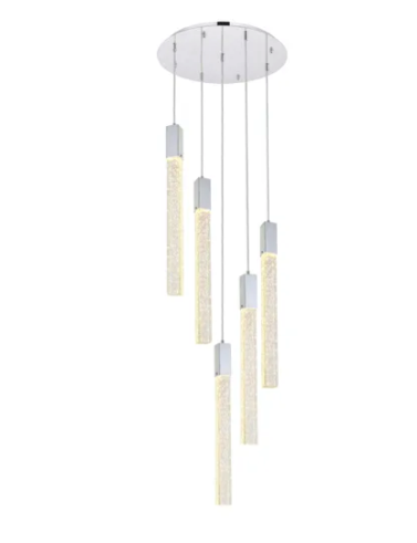 Weston Round 5 Light Pendant Chandelier