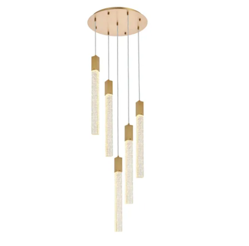 Weston Round 5 Light Pendant Chandelier