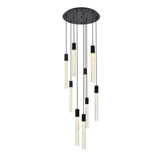 Weston Round 9 Light Pendant Chandelier