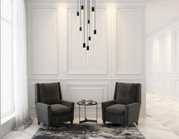 Weston Round 9 Light Pendant Chandelier