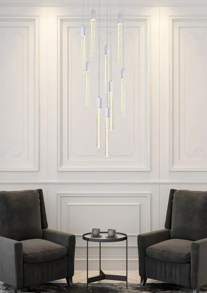 Weston Round 9 Light Pendant Chandelier