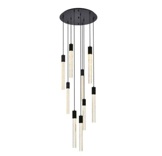 Weston Round 9 Light Pendant Chandelier