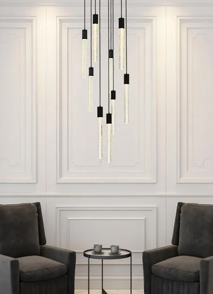 Weston Round 9 Light Pendant Chandelier