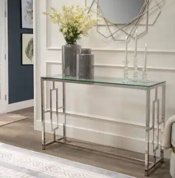 Clear Glass Candle Holder