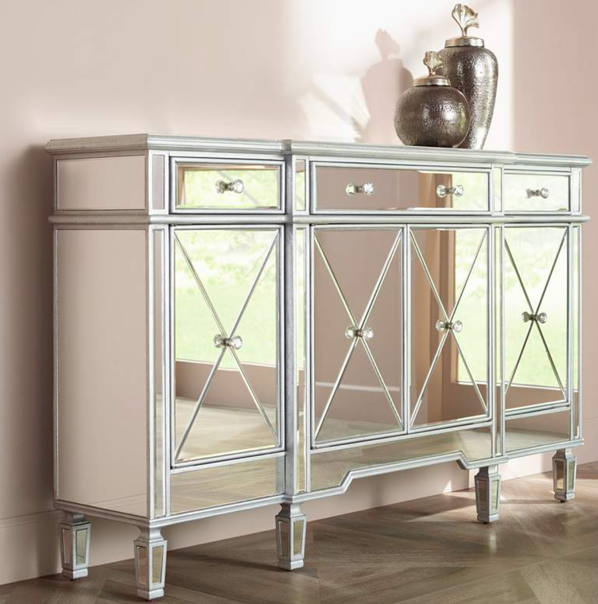 Willow Mirrored Credenza 60''