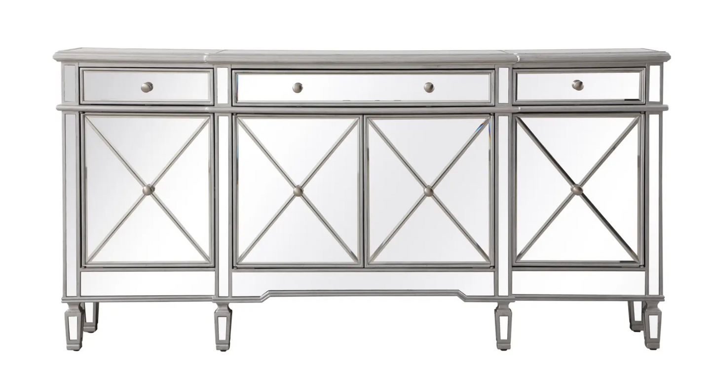 Willow Mirrored Credenza 72''