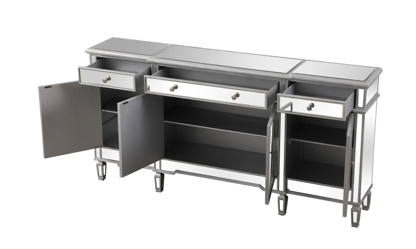Willow Mirrored Credenza 72''