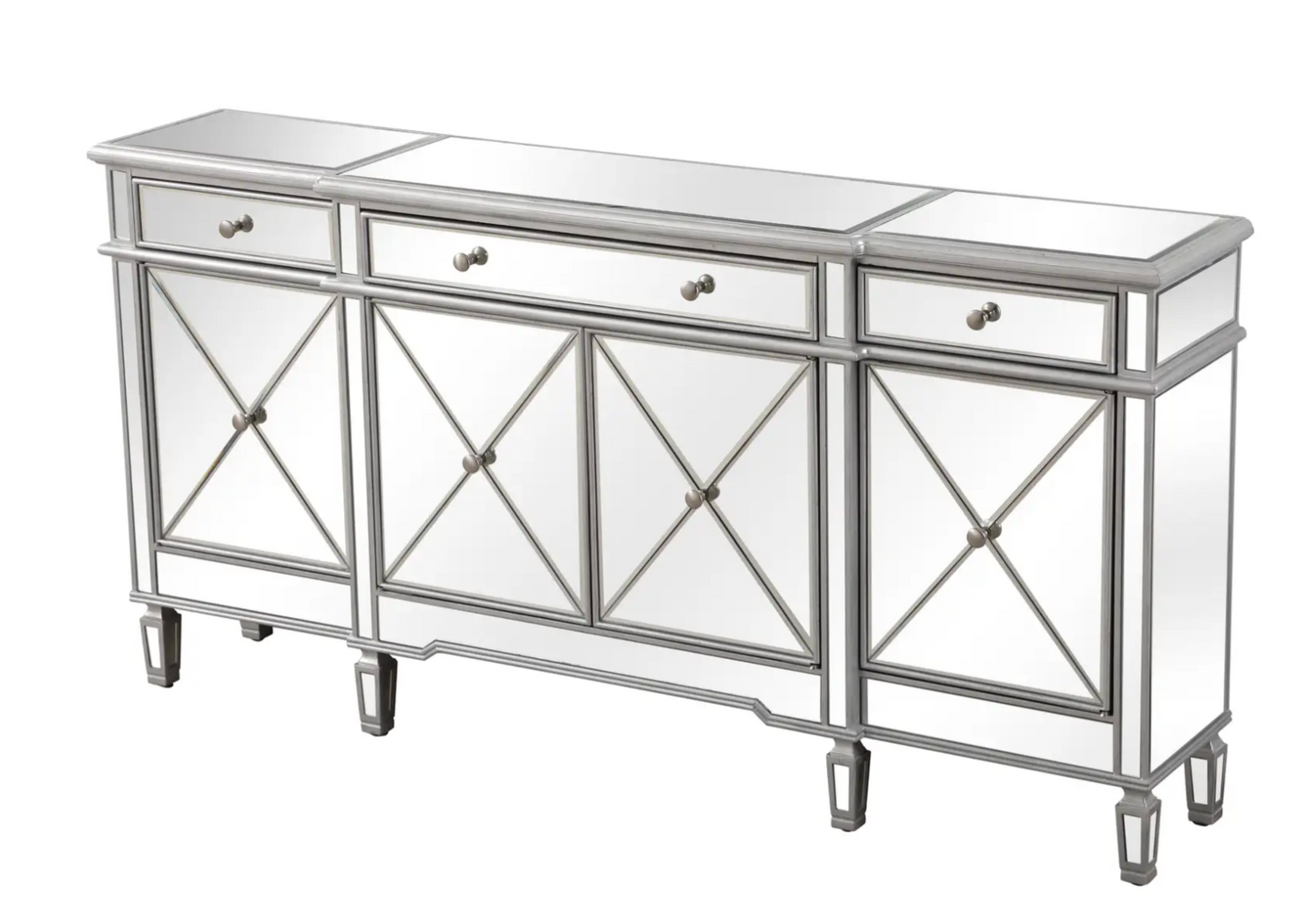 Willow Mirrored Credenza 72''