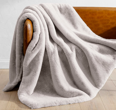 Ashley Faux Fur Throw Blanket