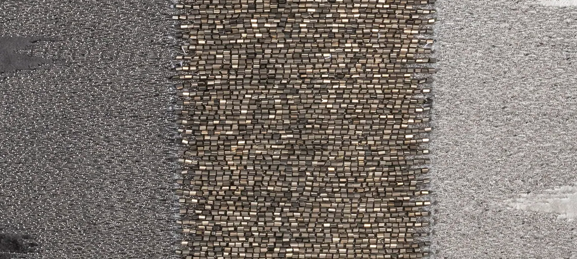 Aida Charcoal Silver Pillow