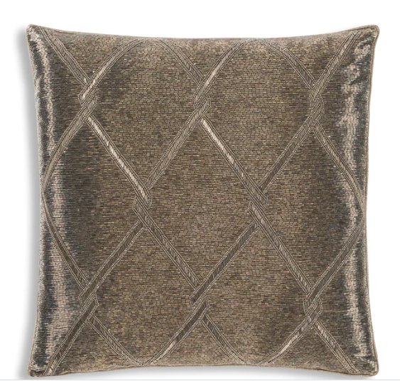 Akai Hand Beaded Pillow