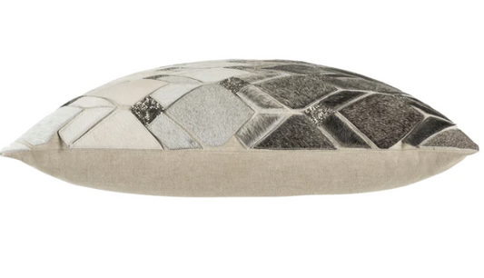 Theo Hide Grey Pillow