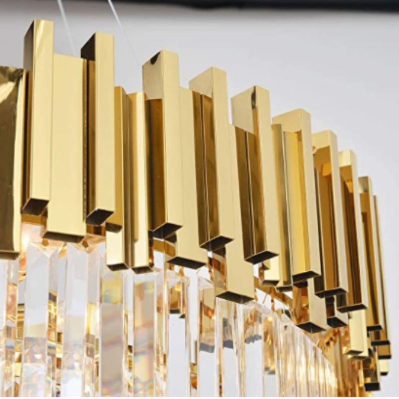 Dante II Antique Gold Modern Chandelier