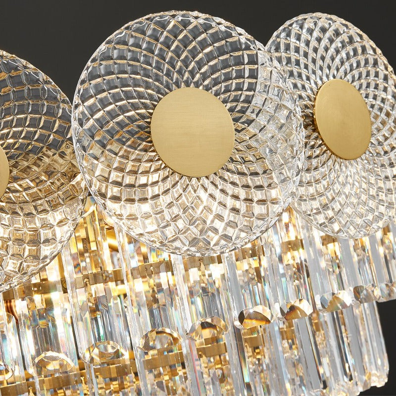 Felicia Oval Crystal Chandelier