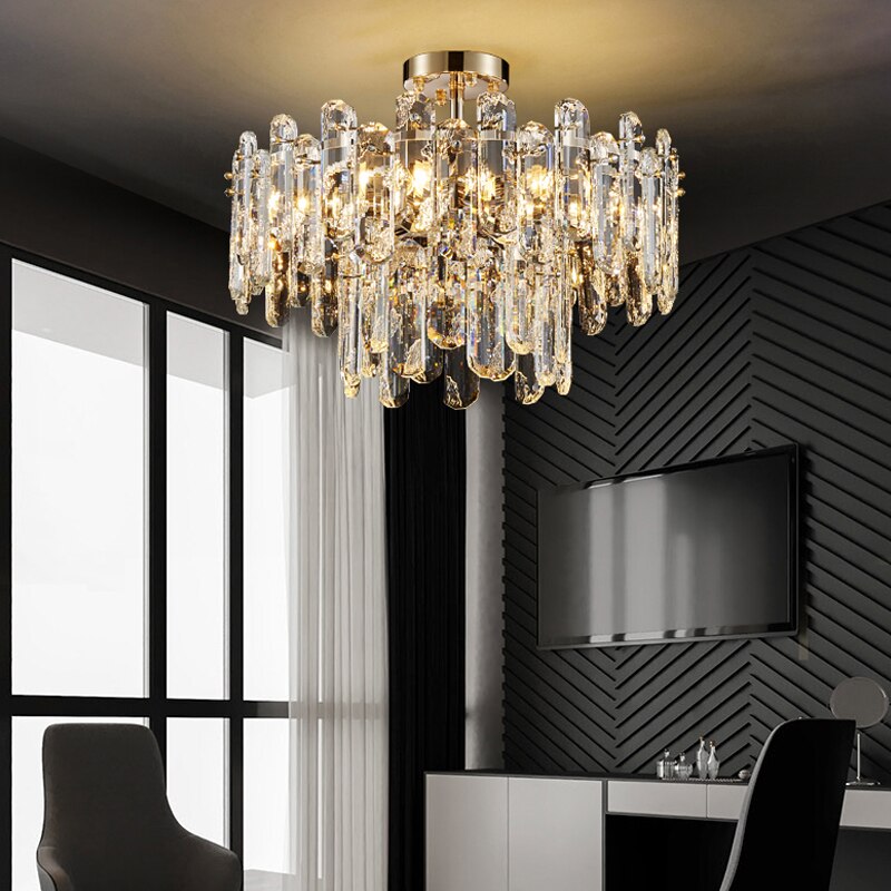Daena Gold Crystal Chandelier