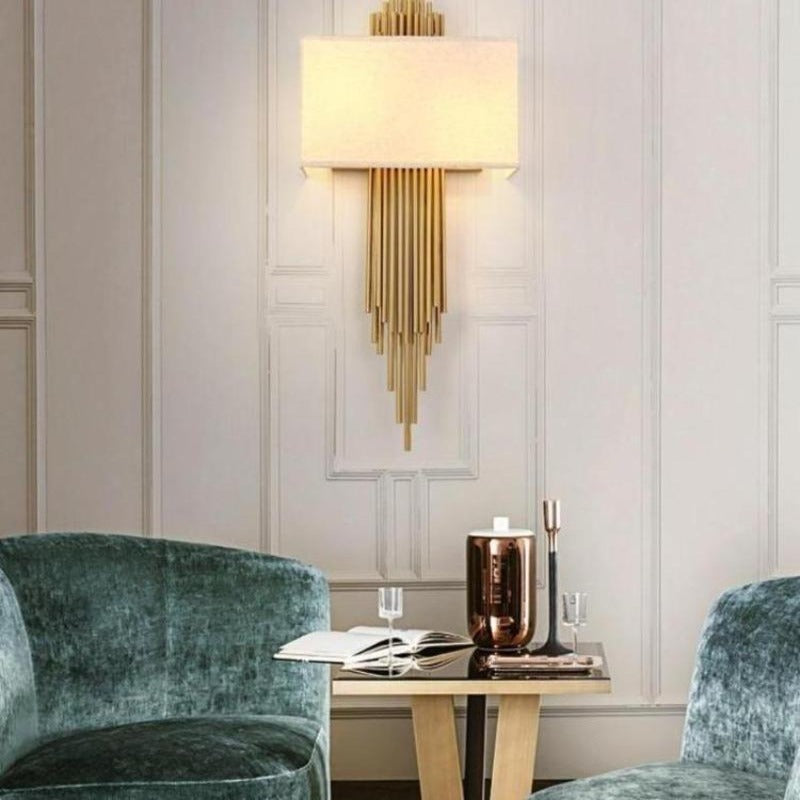 Allure Contemporary Gold Wall Lamp - Luxury Wall Sconce