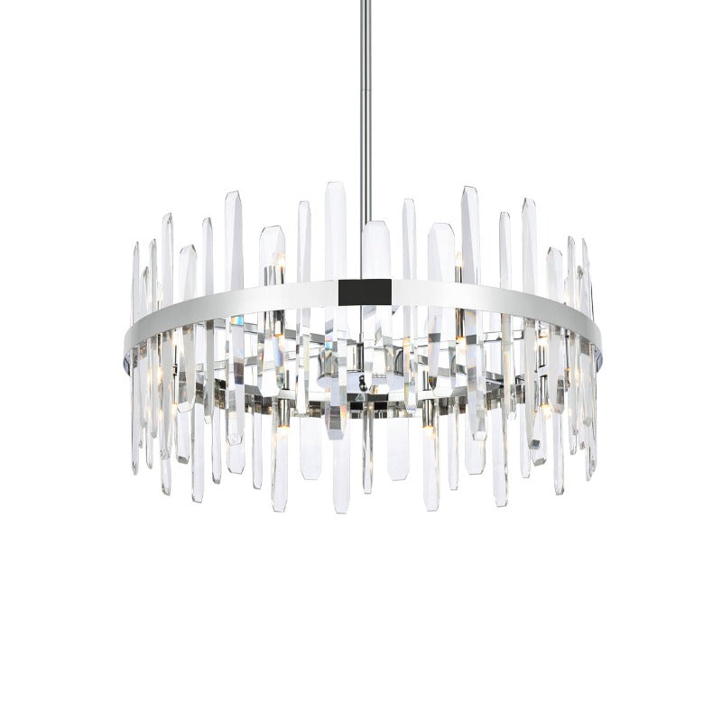 Serena VI Crystal Round Pendant