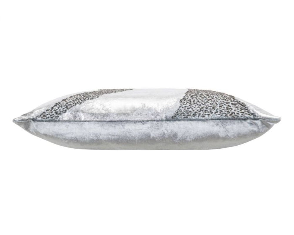 Ruza Aqua & Silver Pillow