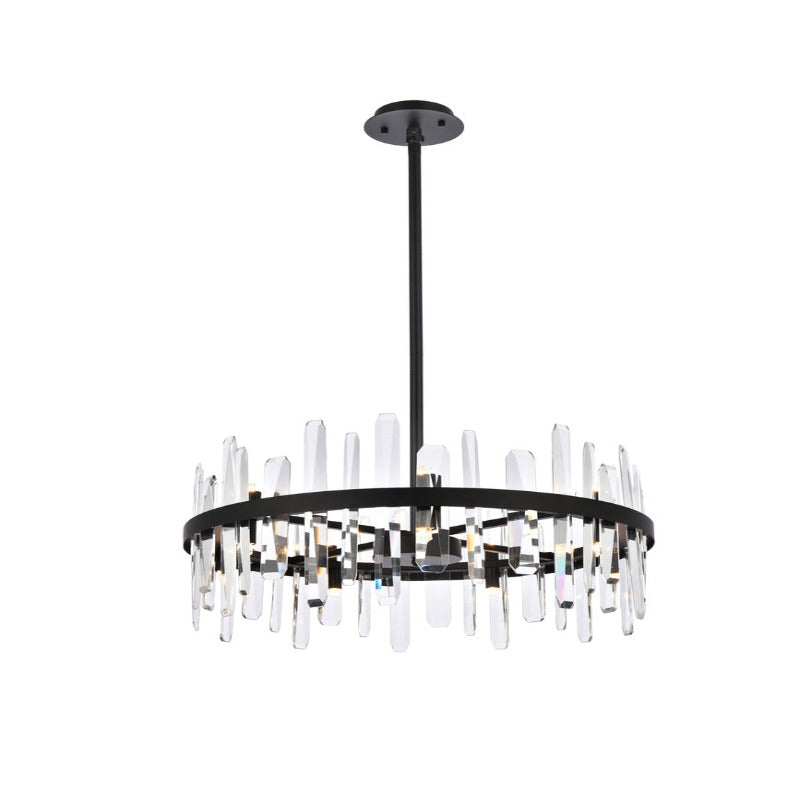 Serena V Crystal Round Pendant