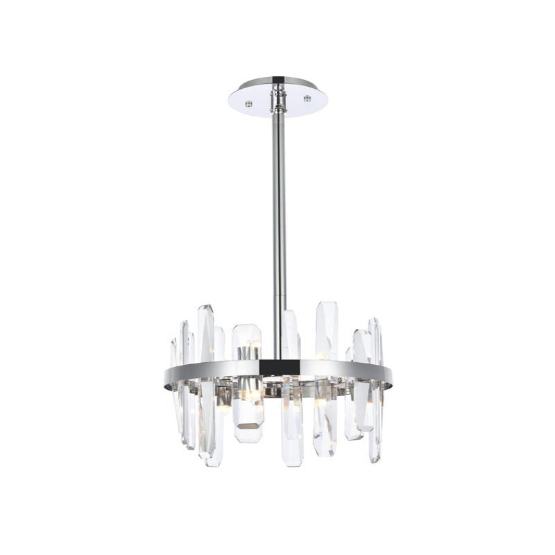 Serena II Crystal Round Pendant