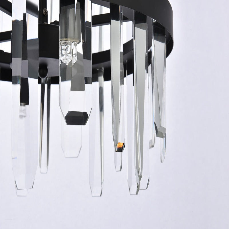 Serena II Crystal Round Pendant