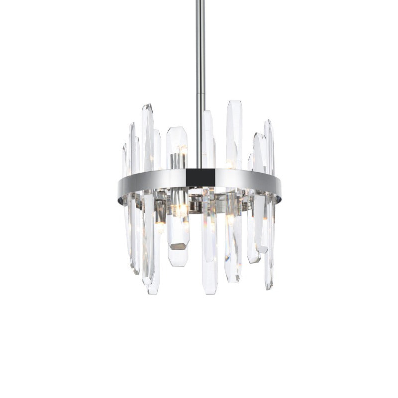 Serena II Crystal Round Pendant