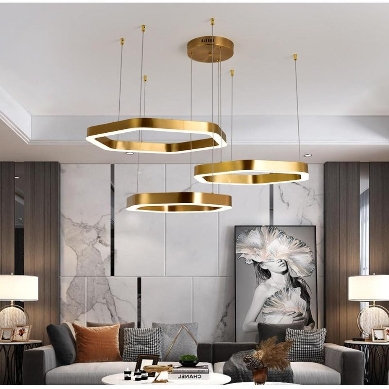 Nicollete Gold Chandelier