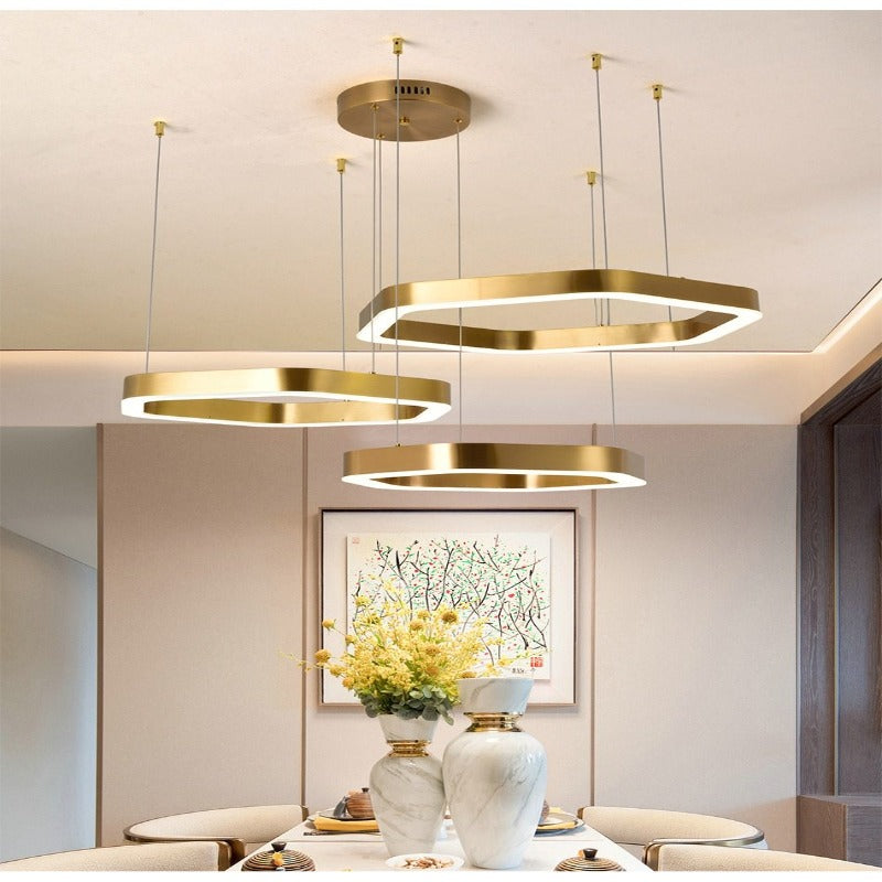 Nicollete Gold Chandelier