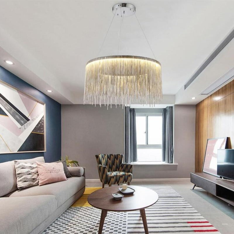 Selena Round Modern LED Chandelier
