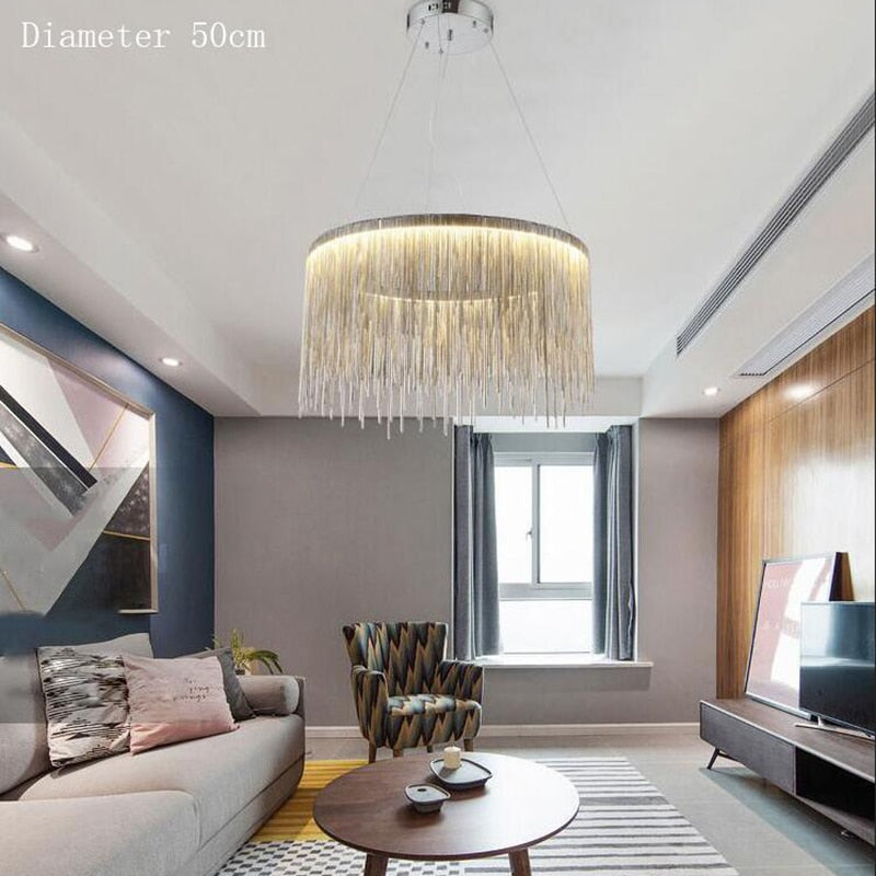 Selena Round Modern LED Chandelier