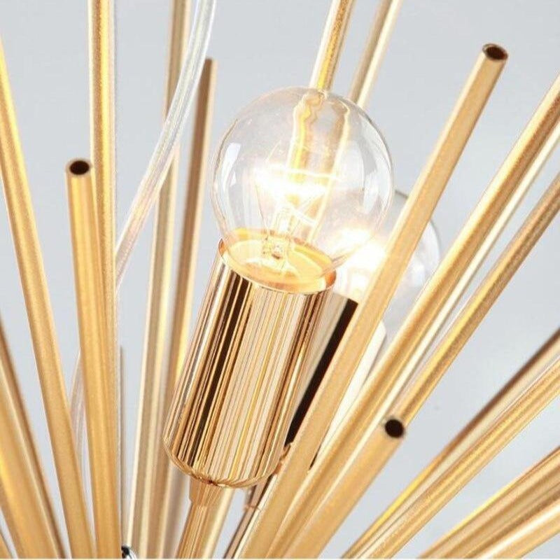 Cosmic Star Sputnik Gold Modern Pendant