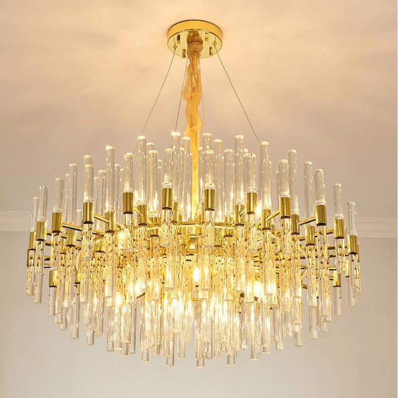 Azure Modern Contemporary Crystal Chandelier