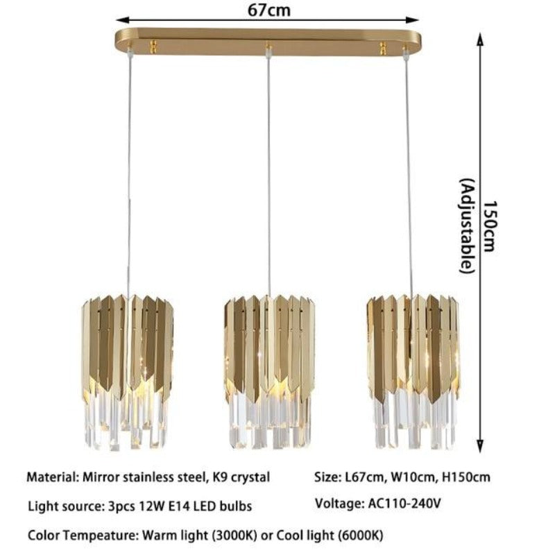 Belissa III Crystal Chandelier