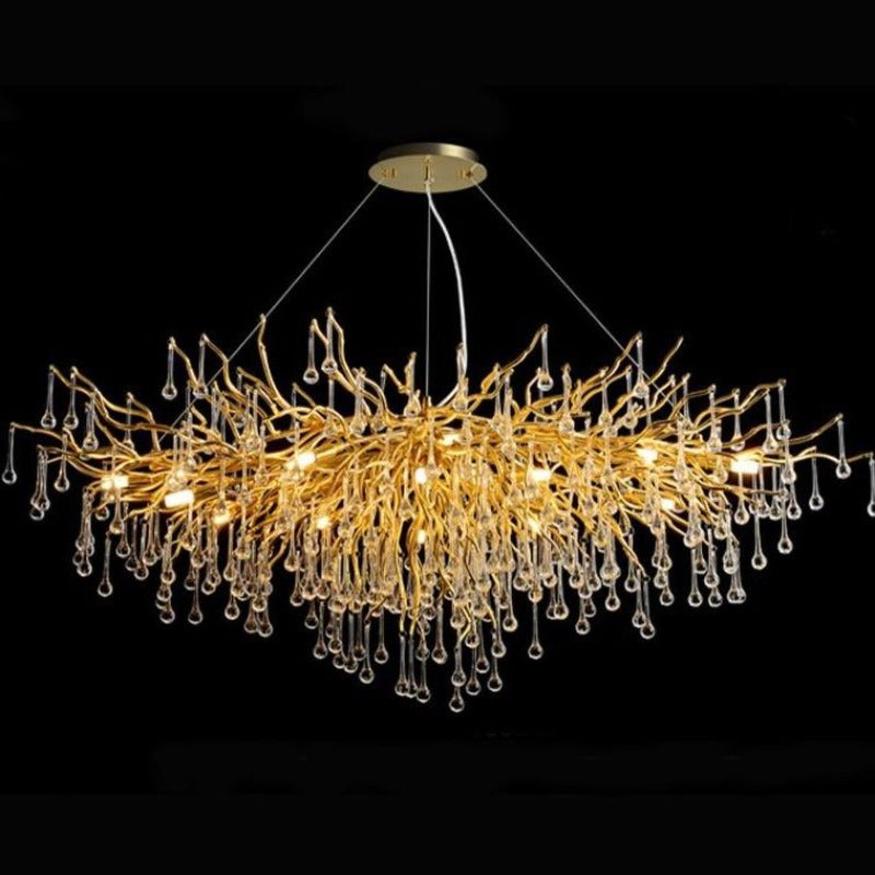 Marbella Modern Branch Crystal Chandelier