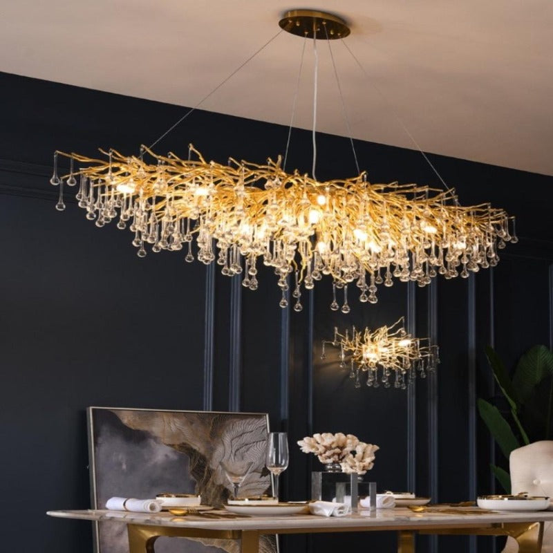 Marbella Modern Branch Crystal Chandelier