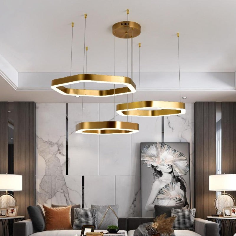 Nicollete Gold Chandelier