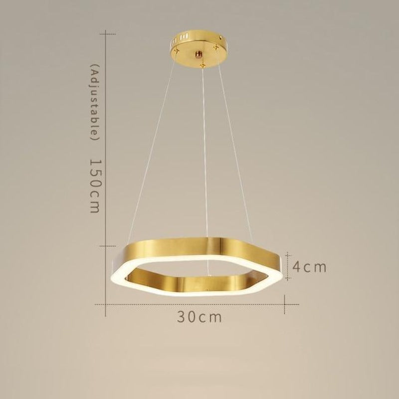 Nicollete Gold Chandelier