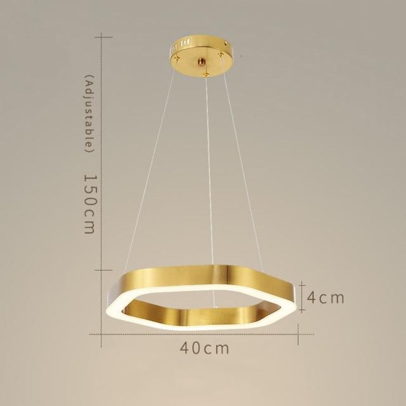 Nicollete Gold Chandelier