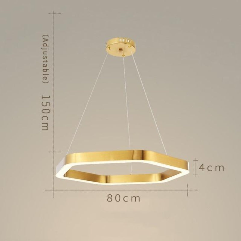 Nicollete Gold Chandelier