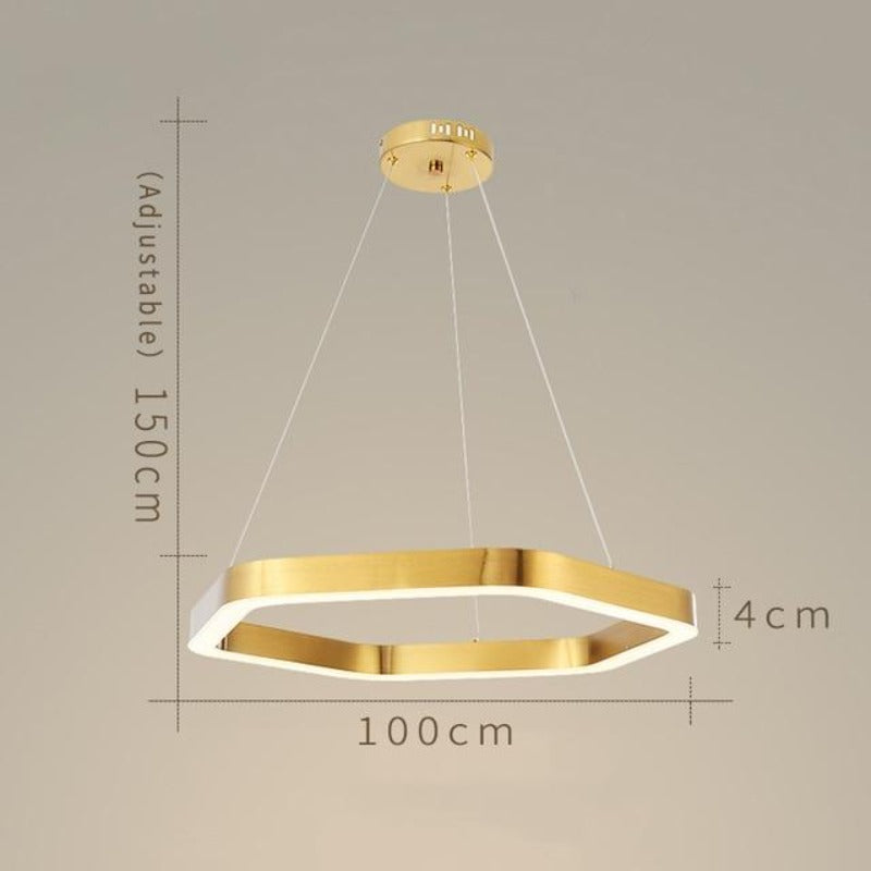 Nicollete Gold Chandelier