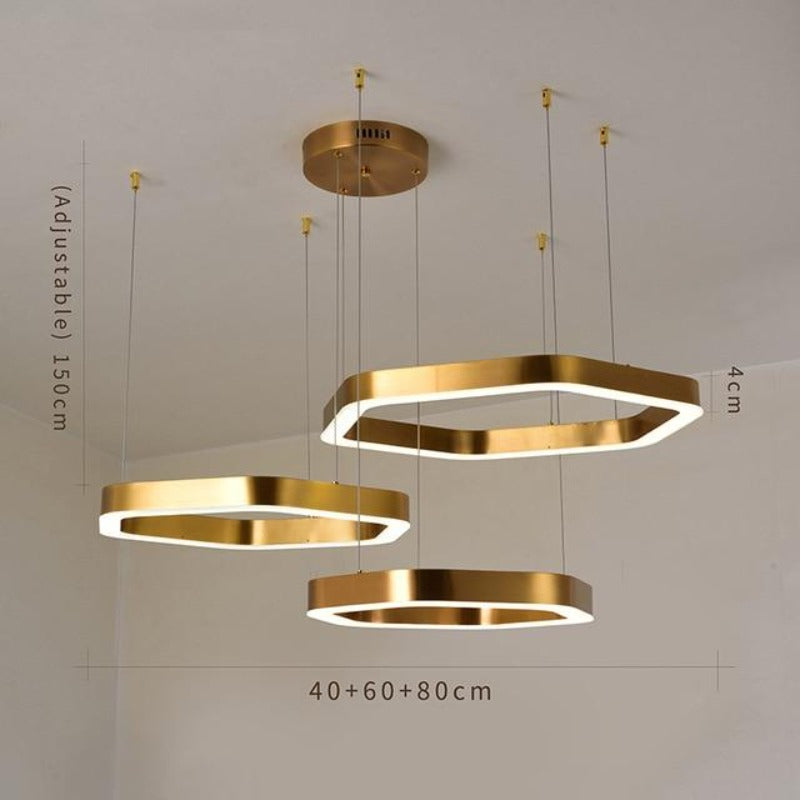 Nicollete Gold Chandelier