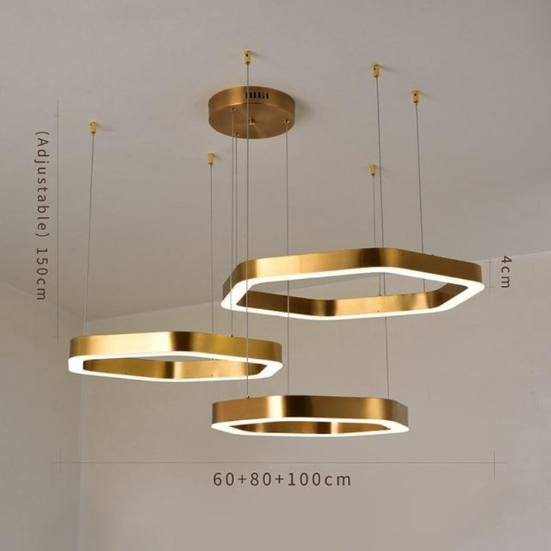 Nicollete Gold Chandelier