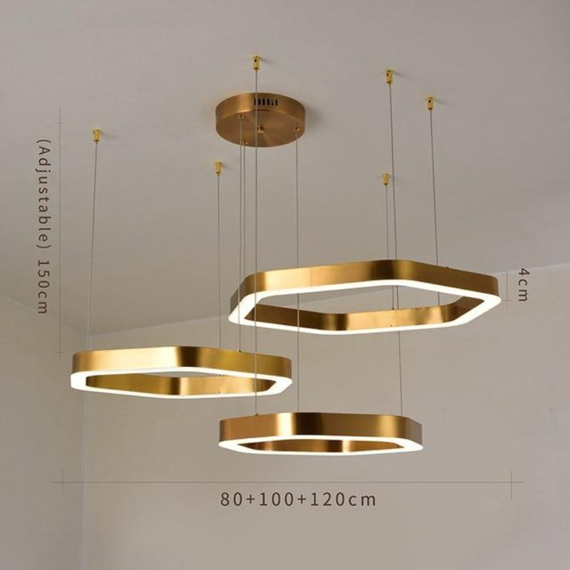 Nicollete Gold Chandelier