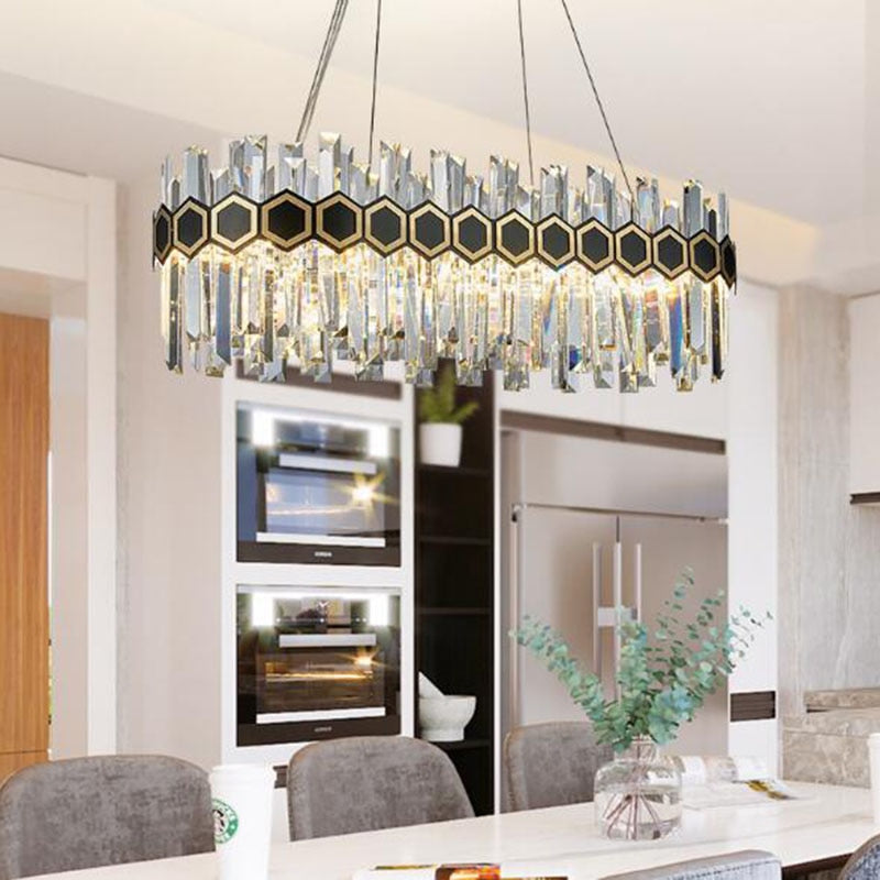 Donelle Oval Crystal Chandelier