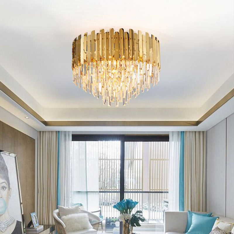 Deangelo II Gold Luxury Chandelier