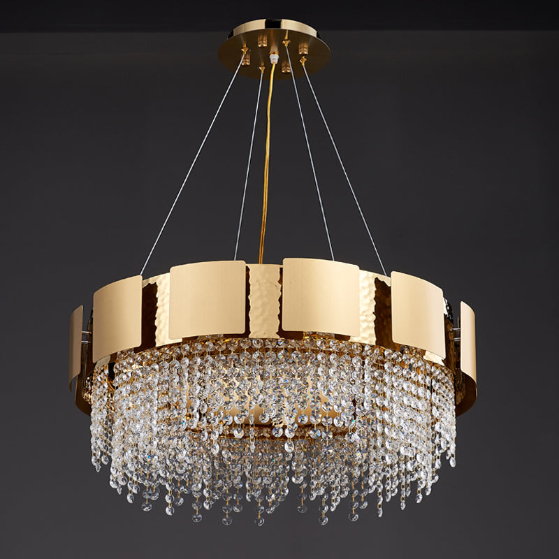 Calli Round Modern Crystal Chandelier