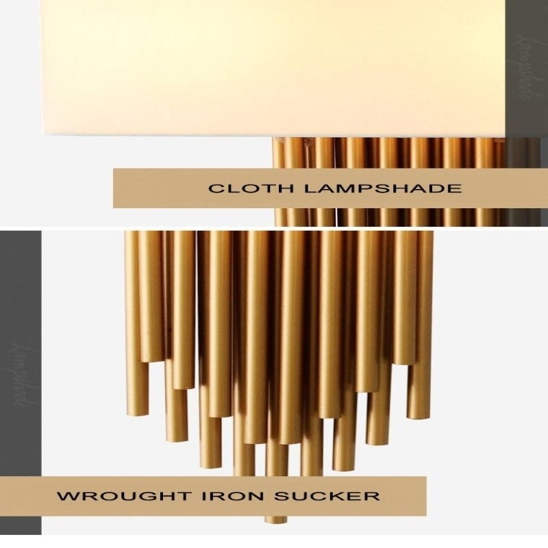 Allure Contemporary Gold Wall Lamp - Luxury Wall Sconce