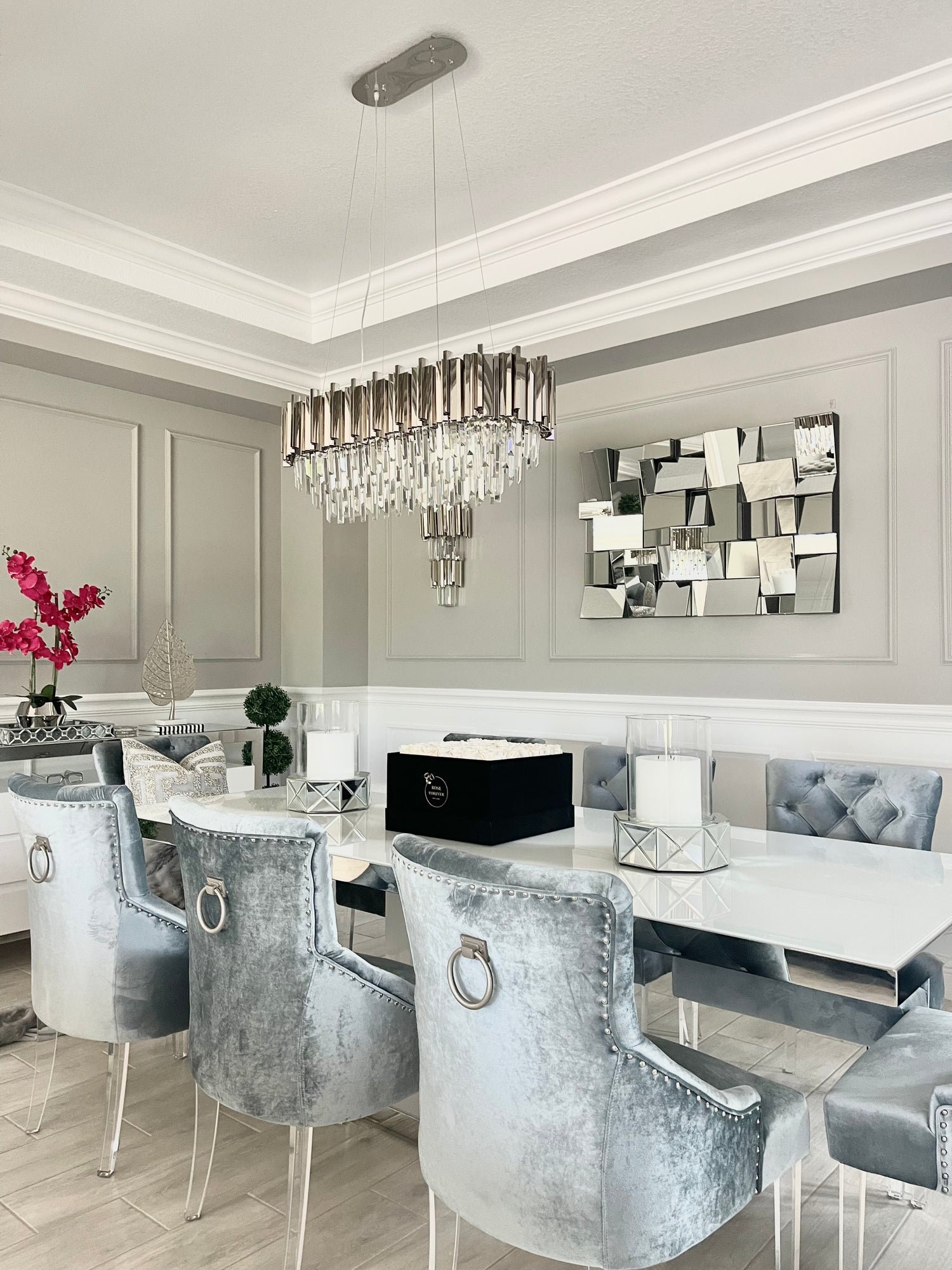 Rectangular Dining Room Chandelier