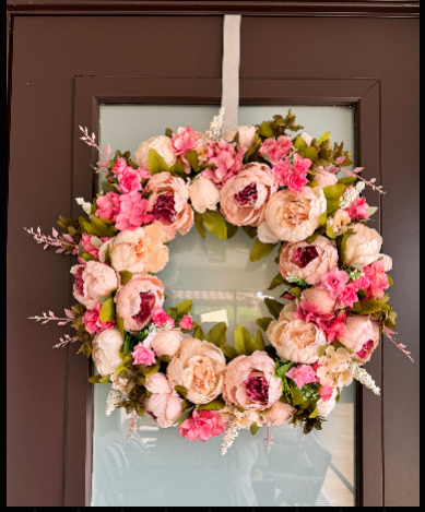 Peony Wreaths