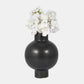 Cer, 11"h Bubble Vase, Gray